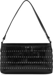 MANGO TEEN Stud Fringe Shoulder Bag