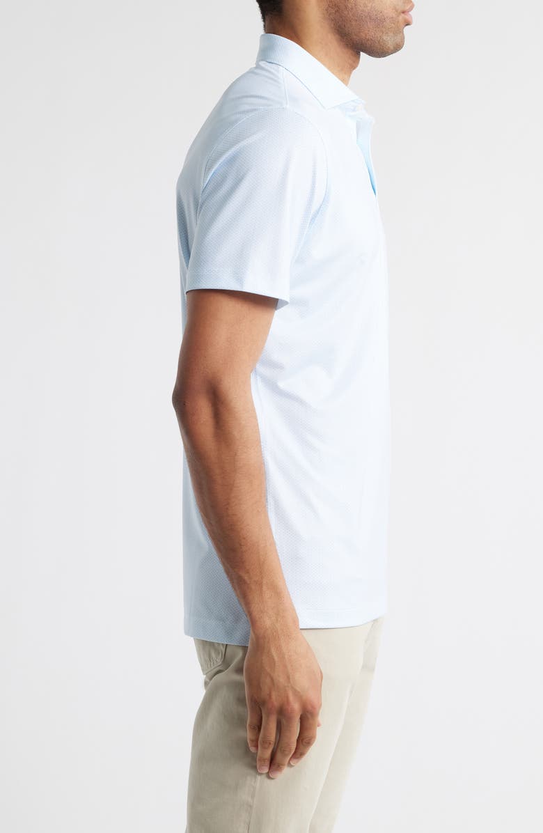 johnnie-O Teo Microprint PREP-FORMANCE Golf Polo, Alternate, color, Maliblu