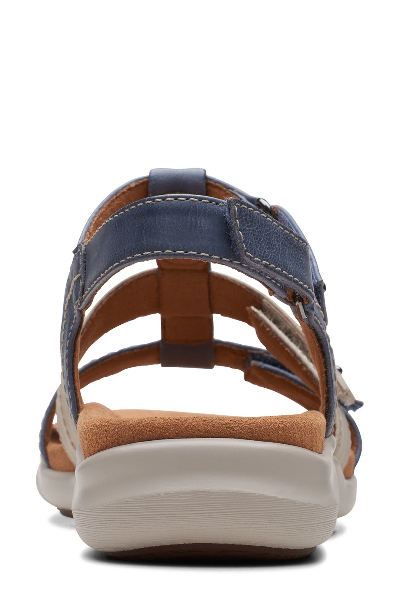 Clarks<sup>®</sup> Kitly Step Sandal, Alternate, color, Denim Combi