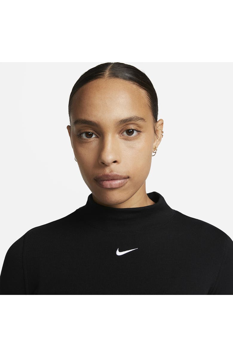Nike Essentials Ribbed Long Sleeve Top, Alternate, color, 