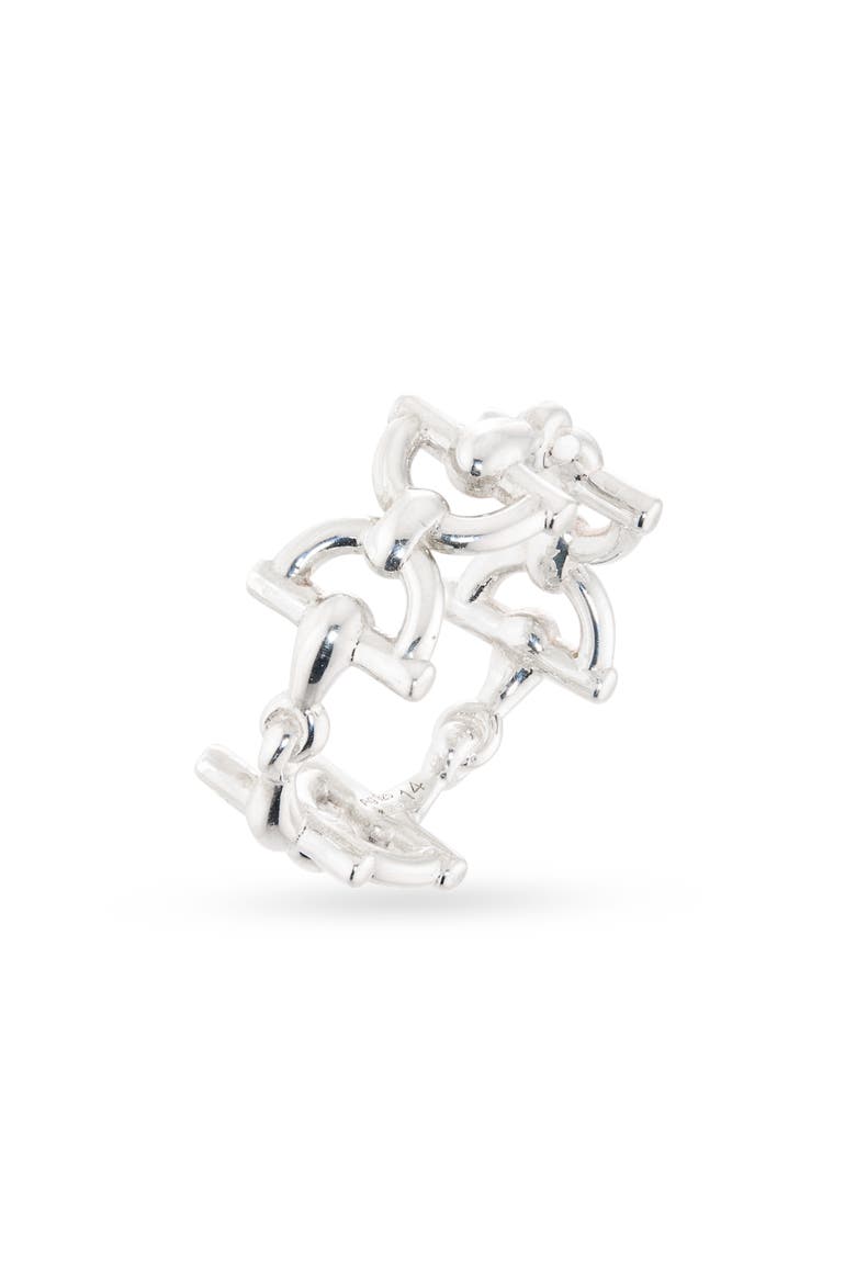 Staffia Sterling Silver Ring, Main, color, SILVER