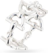 Gucci Staffia Sterling Silver Ring