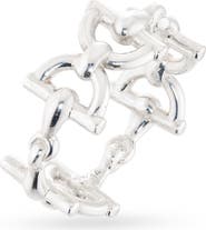 Gucci Staffia Sterling Silver Ring