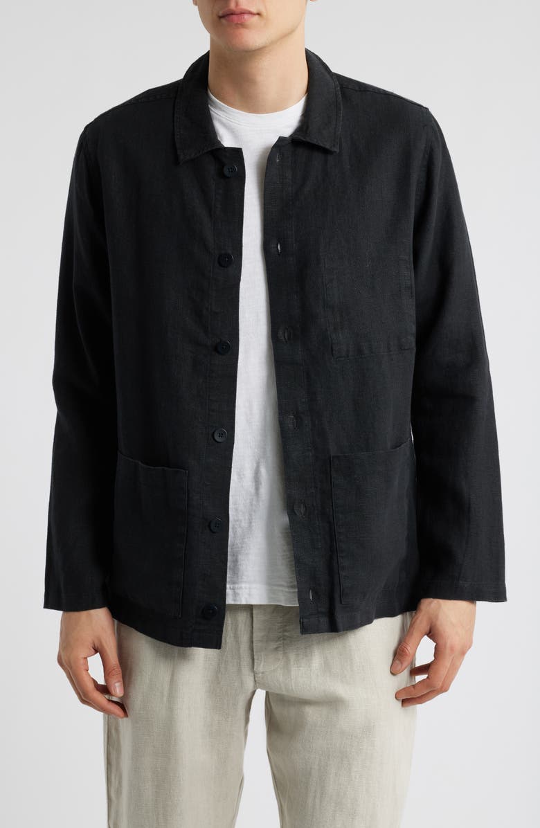 ALEX CRANE Kite Linen Jacket, Main, color, Night
