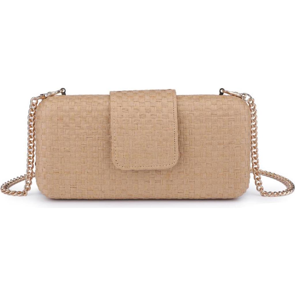 Moda Luxe Sylvi Evening Bag In Tan