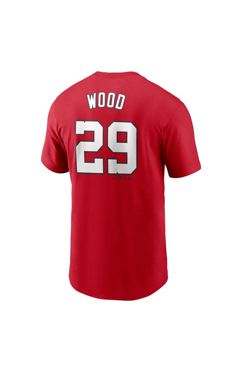 Nike Men's Nike James Wood Red Washington Nationals Fuse Name & Number T-Shirt, Alternate, color, Red