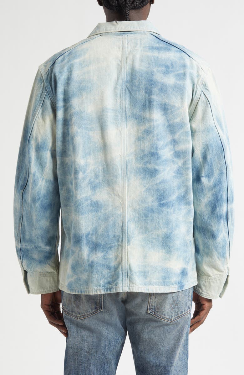 Double RL Indigo Denim Engineer Jacket, Alternate, color, Biloxi Wash