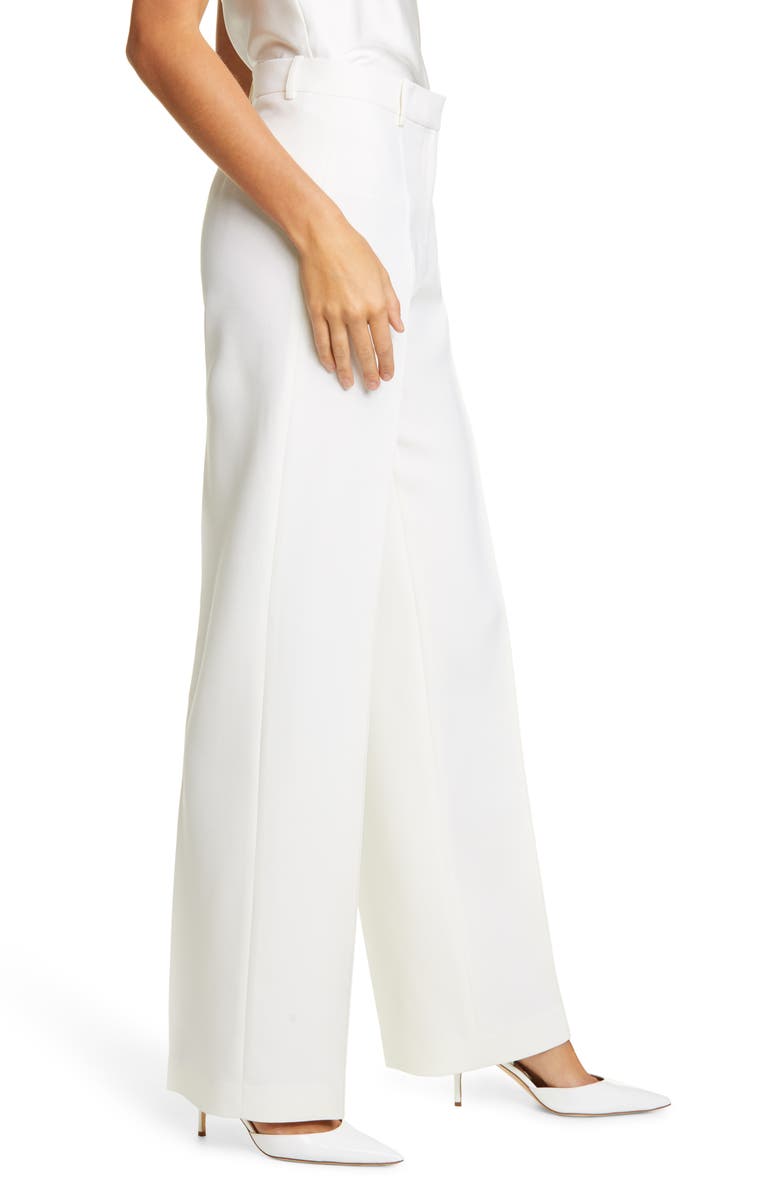 Lafayette 148 New York Winthrop Wool & Silk Wide Leg Pants, Alternate, color, 