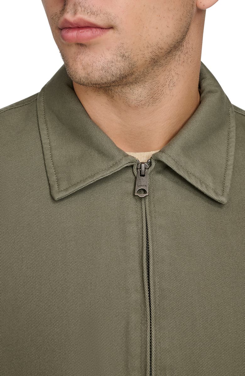 Levi's Canvas Utility Jacket, Alternate, color, Light Olive
