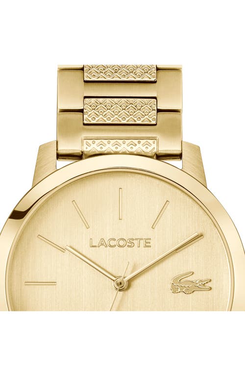 Lacoste L.12.12 Metropole Bracelet Watch, 39mm In Gold