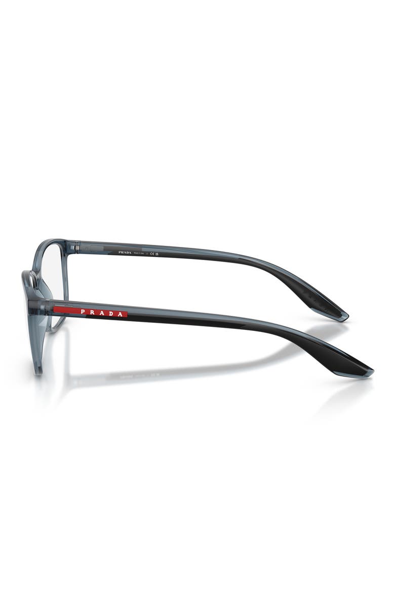 55mm Rectangle optical glasses, Alternate, color, AZURE