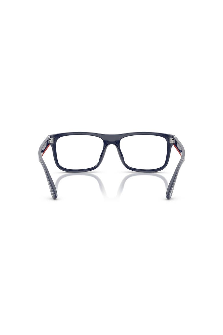 56mm Rectangle optical glasses, Alternate, color, Blue