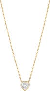 SHYMI Mini Heart Bezel Pendant Necklace