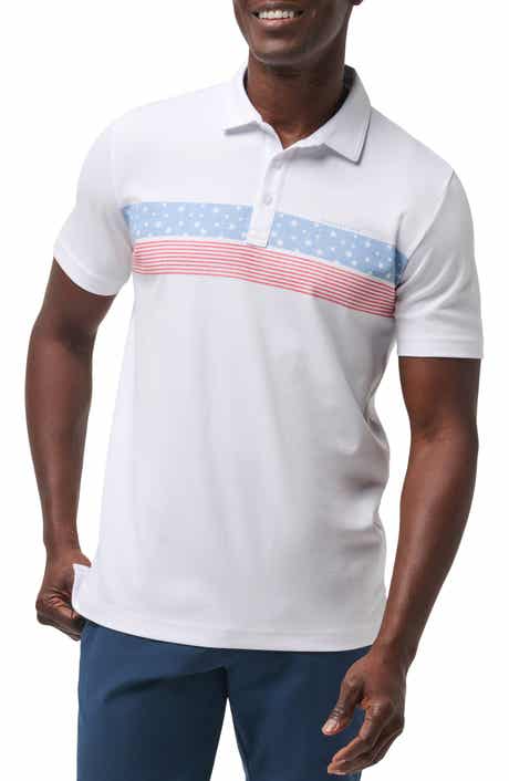 TravisMathew 'Merica Chest Stripe Polo