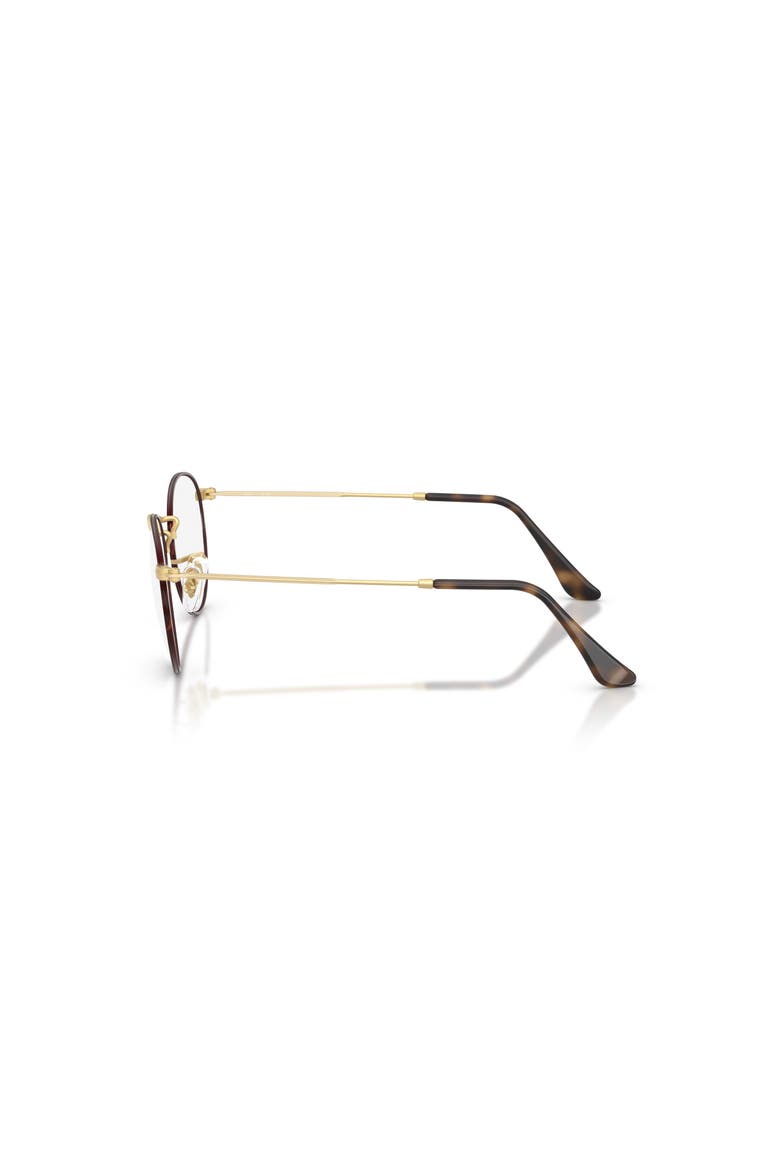 47mm Round optical glasses, Alternate, color, Tortoise