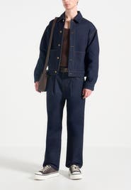 Manière De Voir Arnault Pleated Denim Jeans