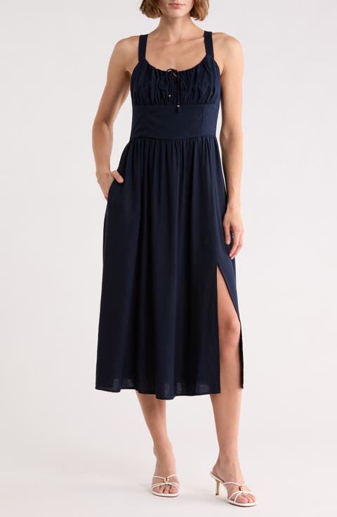 Keyhole Midi Dress