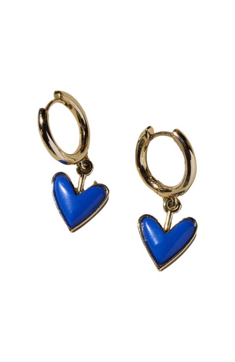 Sweetheart Huggie Earrings