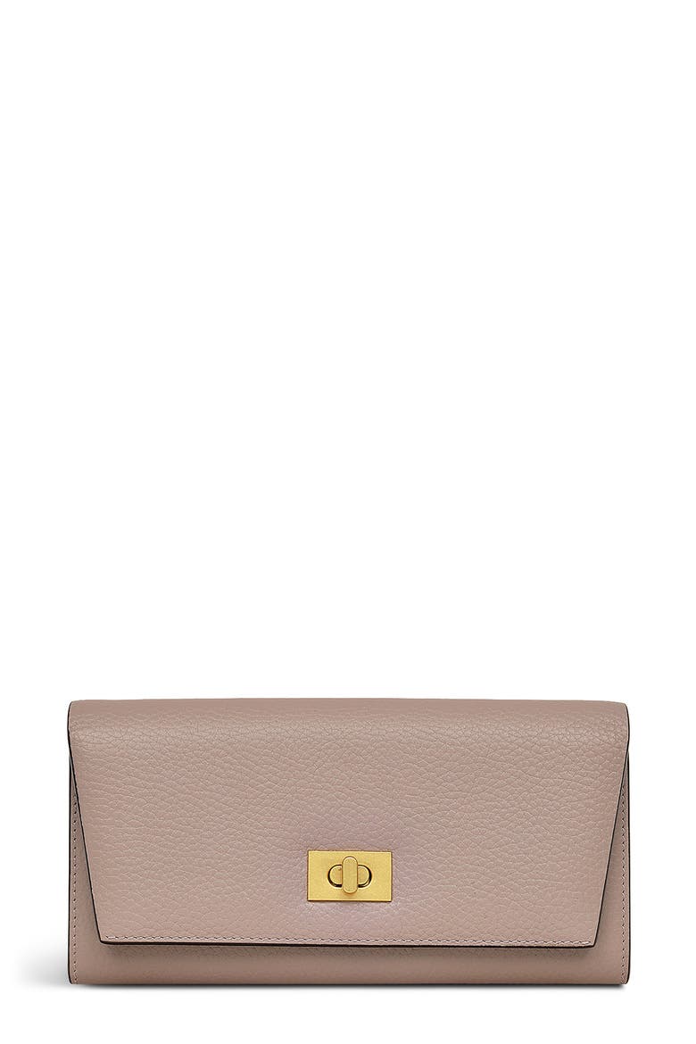 Brooke Avenue Large Flapover Wallet, Main, color, LATTE