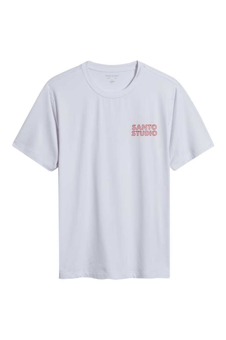 Hotel Graphic Tech T-shirt, Alternate, color, WHITE