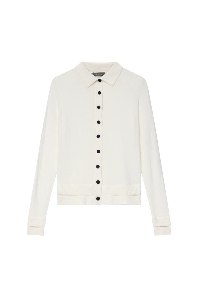 Cotton Blend Layered Top, Alternate, color, Cream