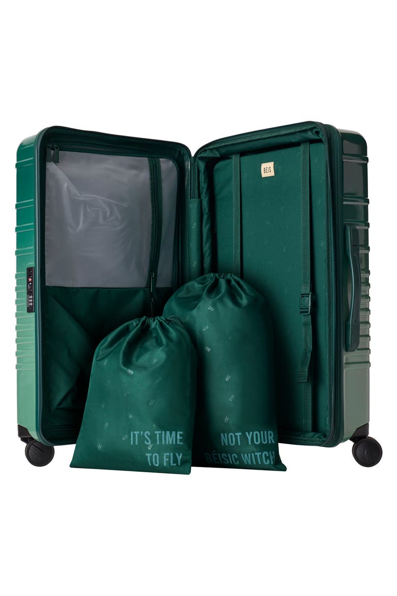 The Wicked Medium Check-In Roller, Alternate, color, EMERALD OMBRE