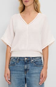 Michael Stars Imani Cropped Dolman Sleeve Top