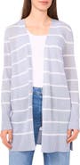 Halogen® Stripe Longline Cardigan