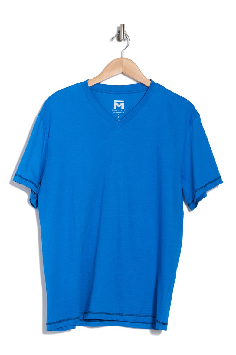 V-Neck Sleep T-Shirt, Alternate, color, ROYAL