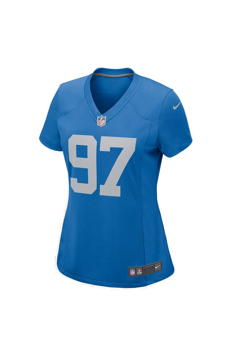 Nike Women's Nike Aidan Hutchinson Blue Detroit Lions Player Jersey, Alternate, color, 