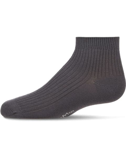 Thin Ribbed Kids Anklet Sock