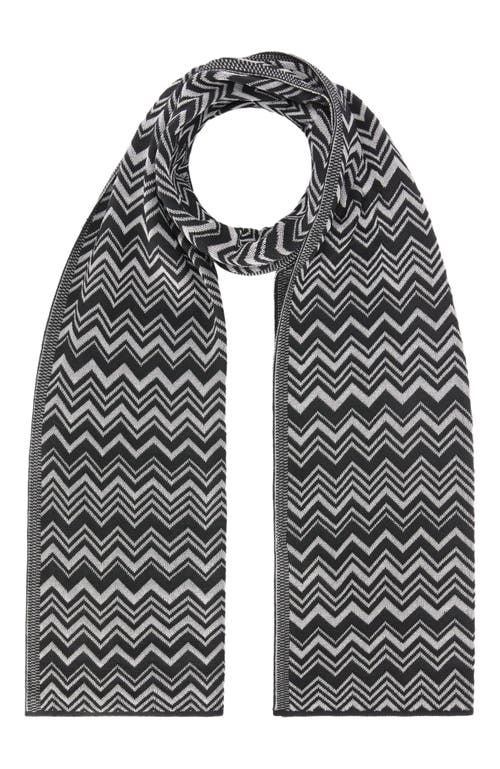 Missoni Wool And Viscose Scarf In Gray