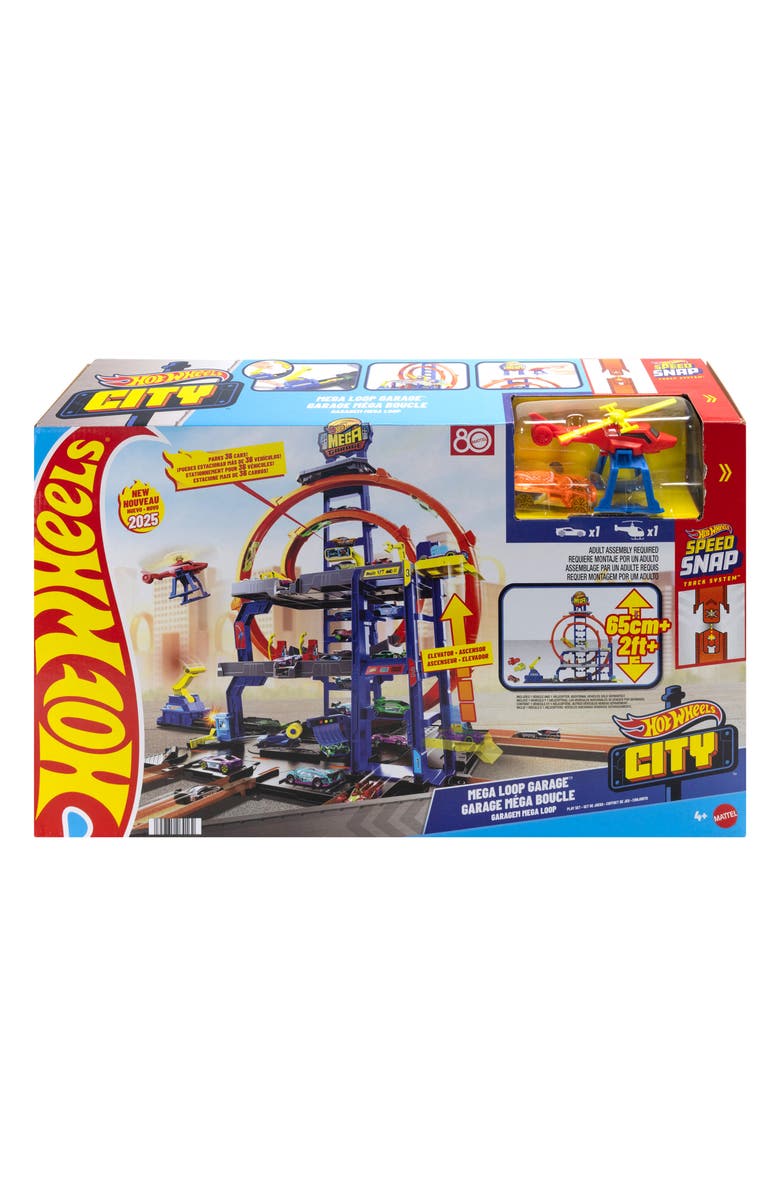 Hot Wheels City Mega Loop Garage<sup>™</sup> Playset, Main, color, 