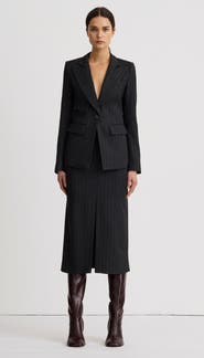 Smythe Longline Peaked Lapel Blazer