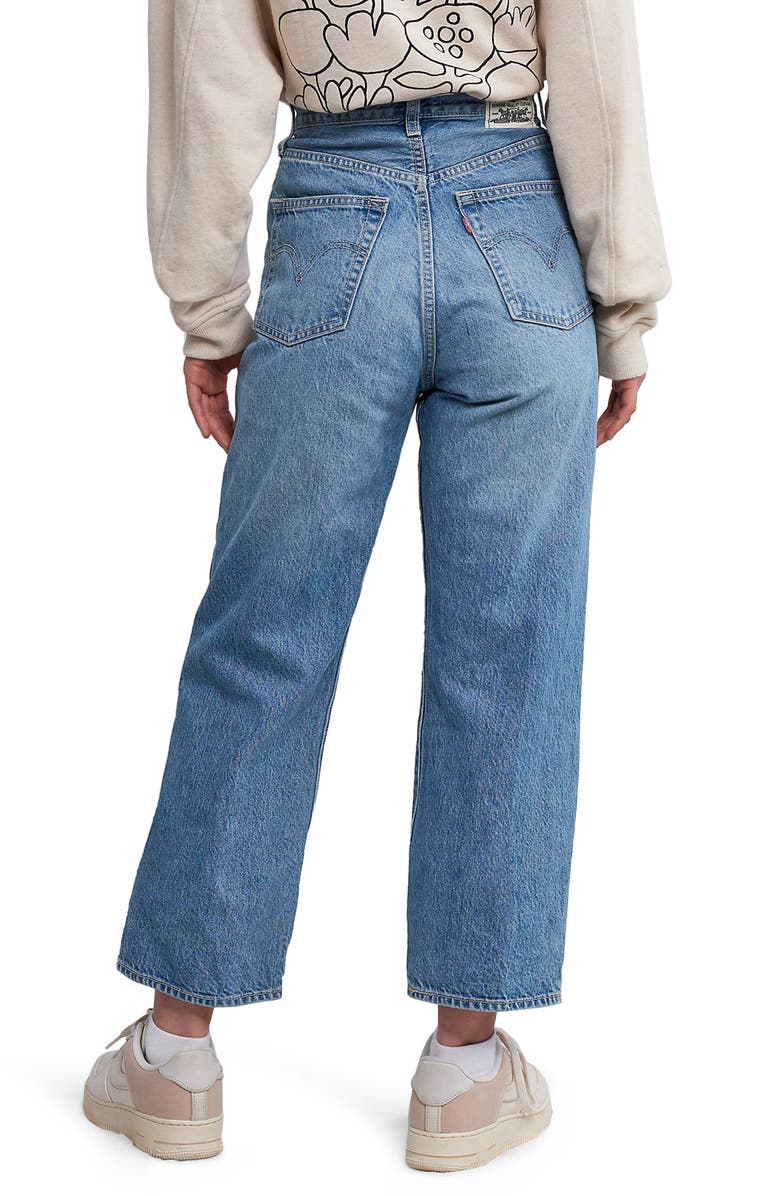Levi's<sup>®</sup> WellThread<sup>™</sup> Ribcage Ankle Wide Leg Jeans, Alternate, color,