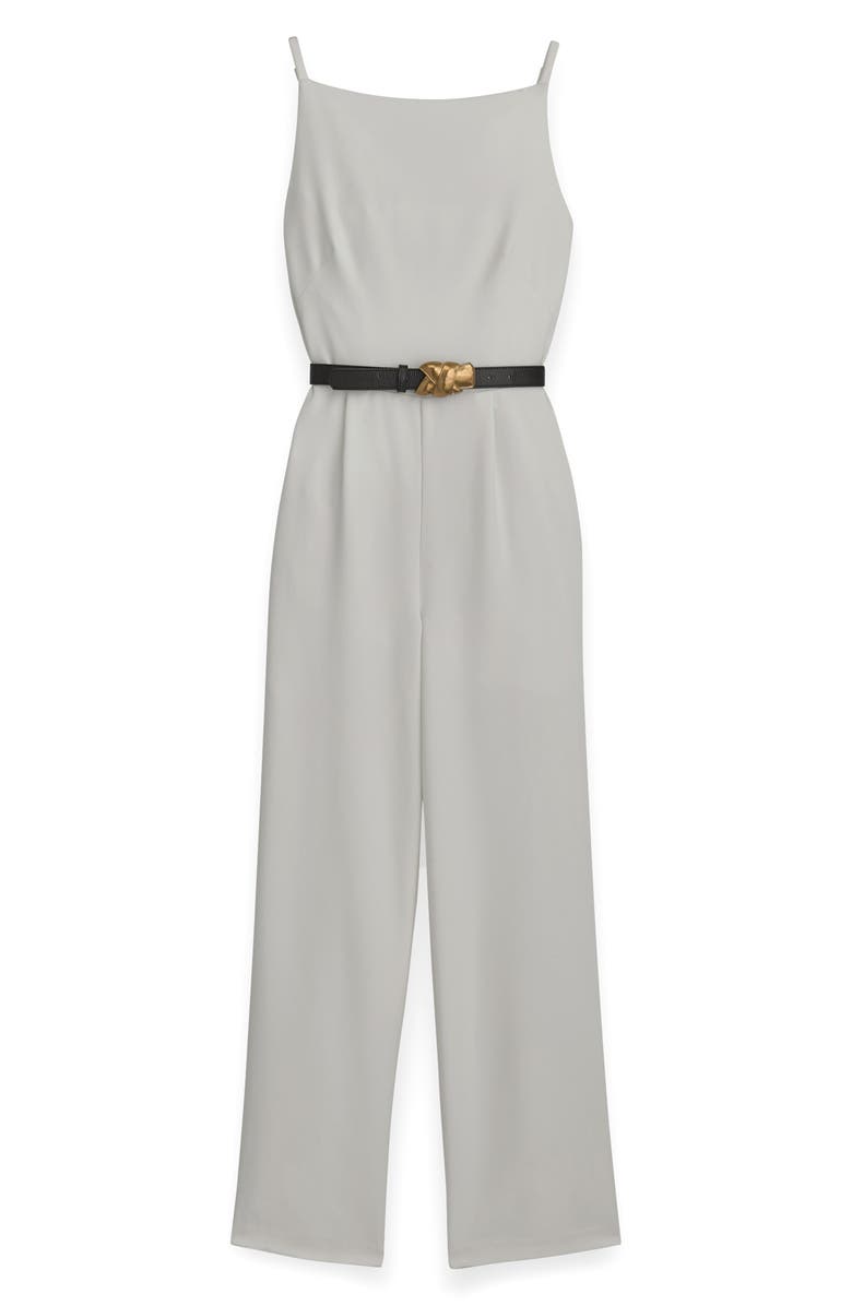 Donna Karan New York Belted Jumpsuit, Alternate, color,