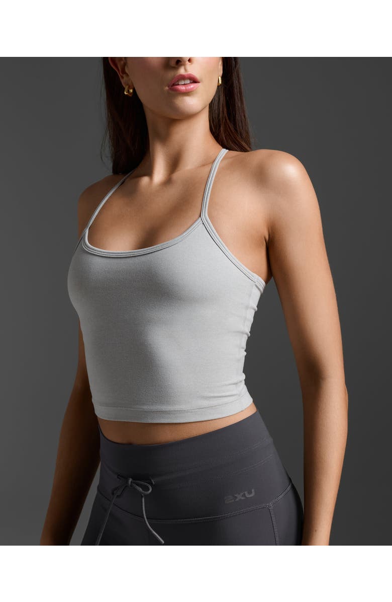 2XU Flex Strappy Crop Tank, Main, color, Harbor Mist/Harbor Mist