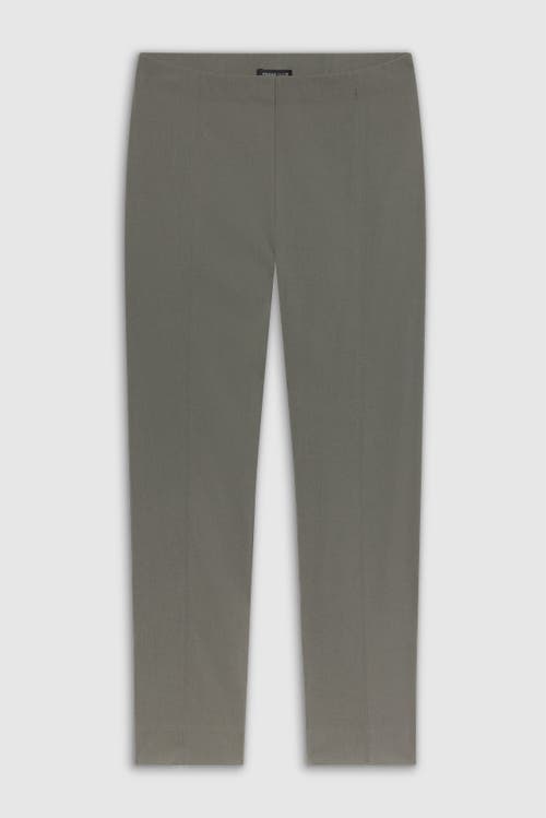 Franne Golde All Season Slim Stretch Ankle Pant With Back Slit