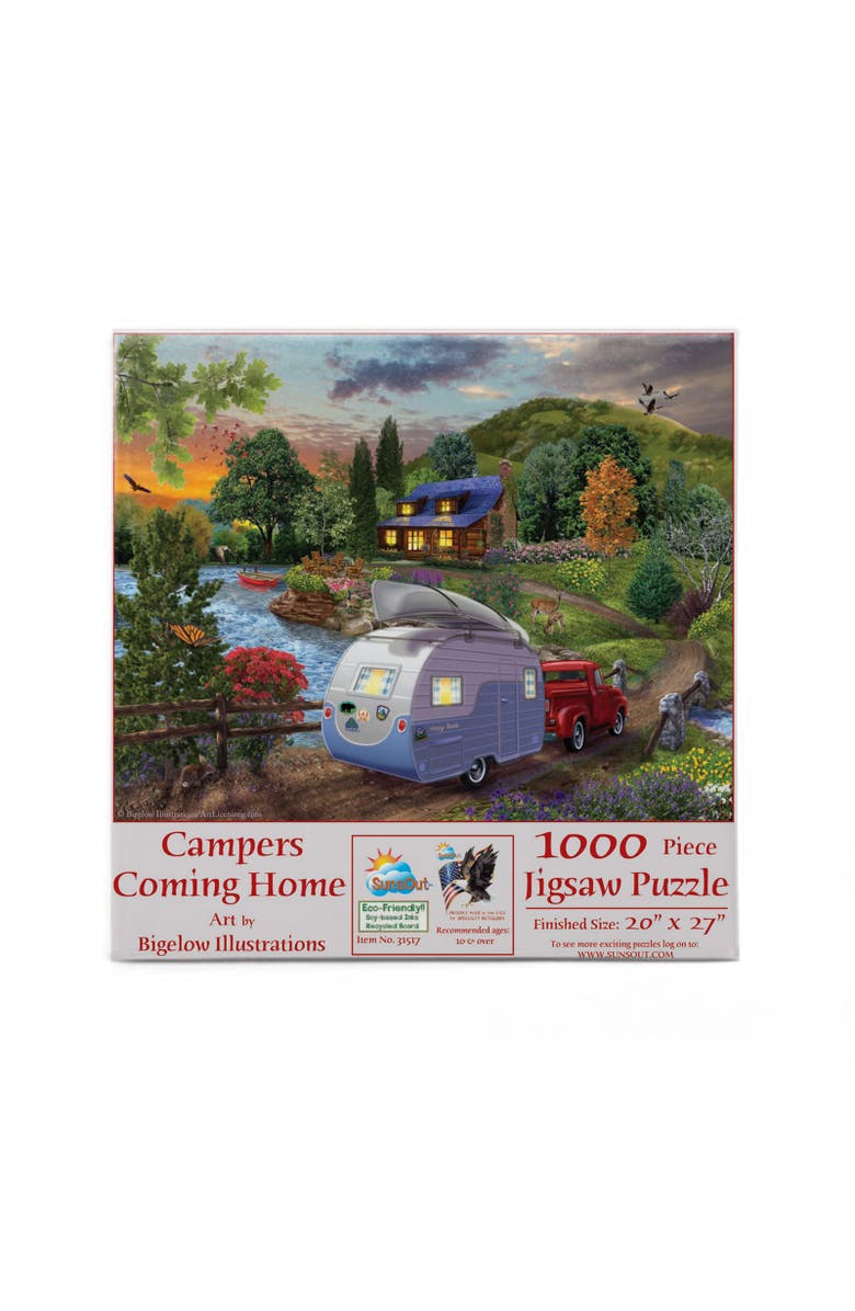 Sunsout Campers Coming Home 1000 piece Jigsaw Puzzle for Adults, Alternate, color, Multicolor