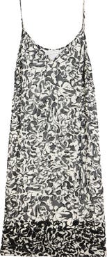 Dries Van Noten Denya Embellished Dotted Squiggle Print Slipdress