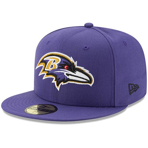 Men's New Era Purple Baltimore Ravens Omaha 59FIFTY Hat