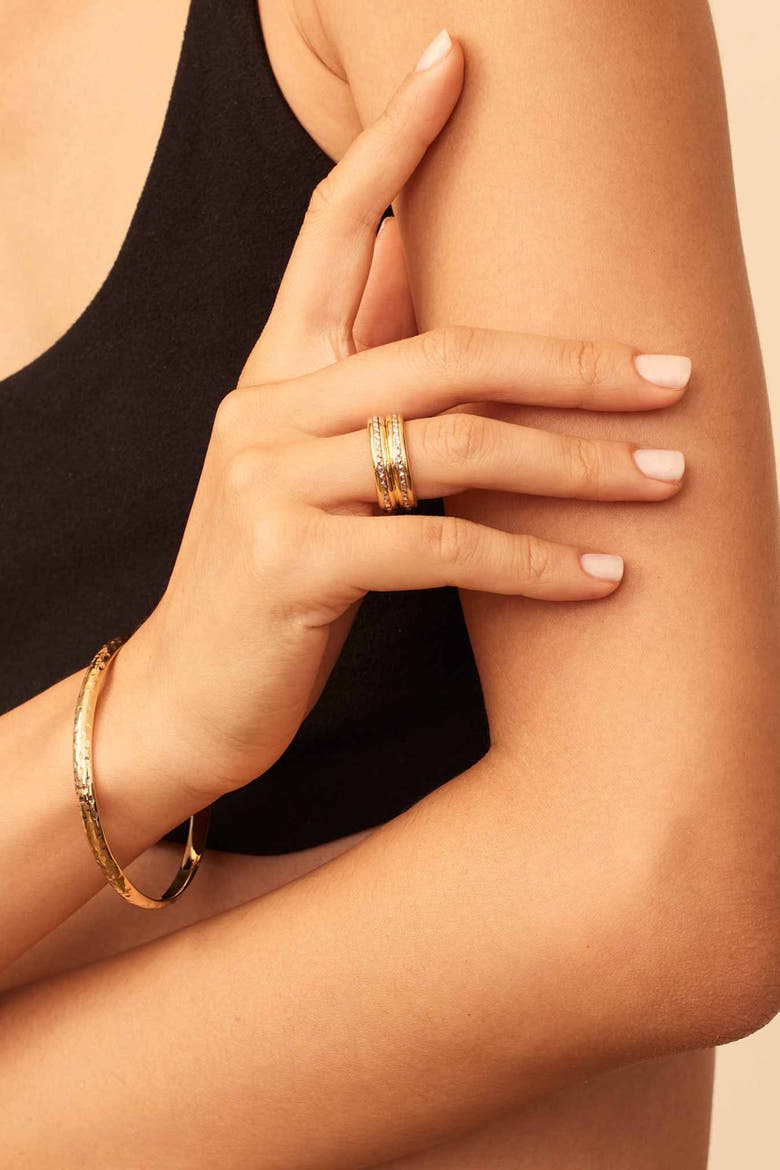 14K Gold Always Bold Ring, Alternate, color, Yellow & White Gold