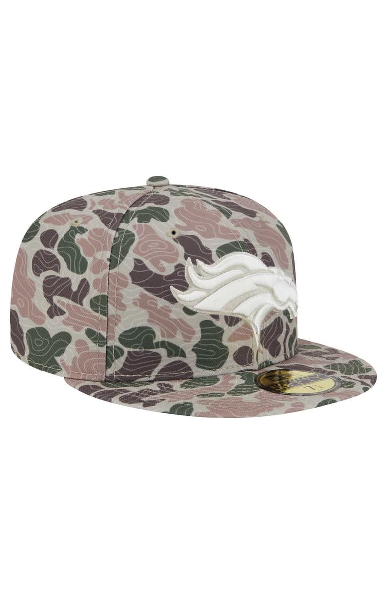 New Era Men's New Era  Denver Broncos Geo Camo 59FIFTY Fitted Hat, Alternate, color, 