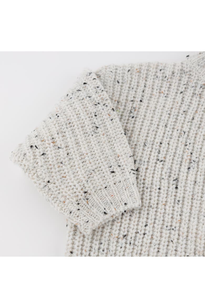 Speckle Knit Grandpa Pullover-Infant, Alternate, color, Snowy