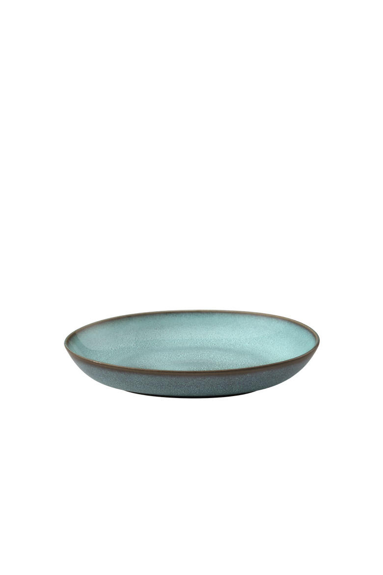 Lave Glace Dinner Bowl, Main, color, Blue Green