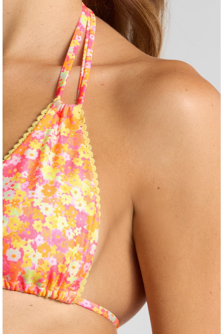 Halter Bikini Top, Alternate, color, MIMOSA MEADOWS