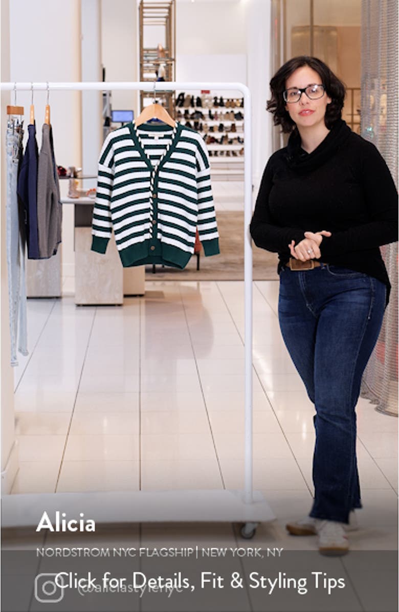 Kids' Stripe Cotton Cardigan, sales video thumbnail