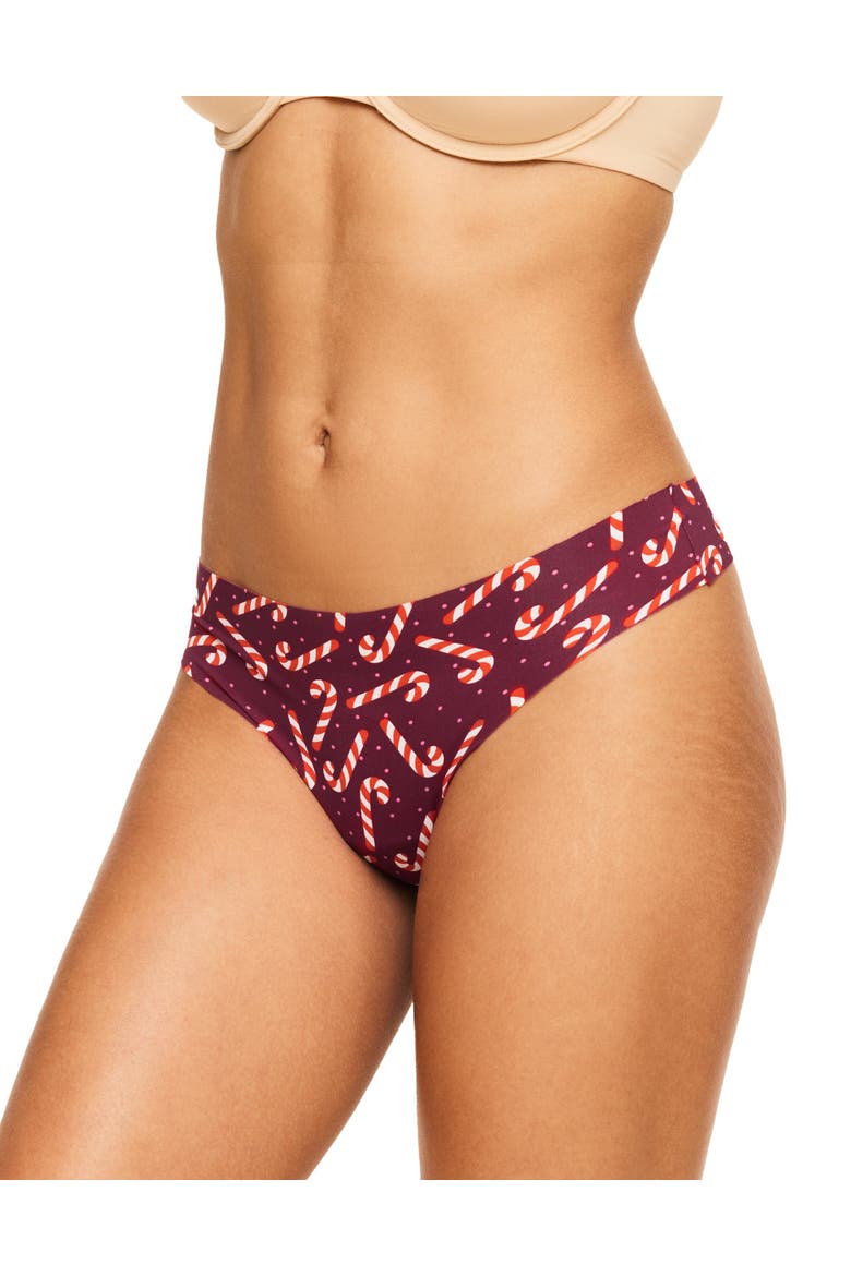 Francine Thong Panties Pack of 3, Alternate, color, Novelty red