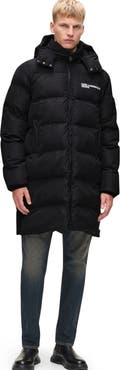 Karl Lagerfeld Jeans Men's Long Puffer Jacket