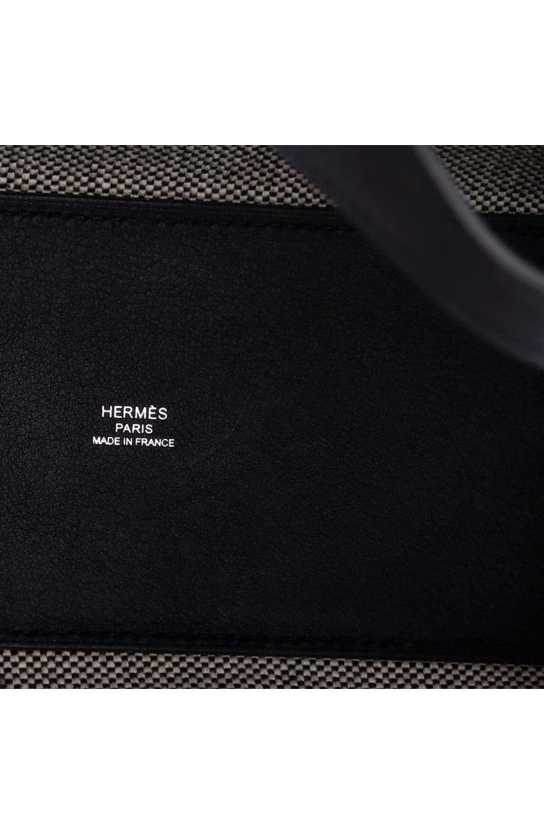 Pre-Owned Hermes Cabas H en Biais Tote Canvas with Leather 27, Alternate, color, Noir